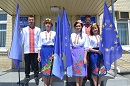 На Бериславщині  відбулася урочиста церемонія підняття             Державного прапора України та прапора Європейського Союзу  «Ми- європейці!» 