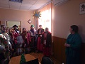 Дзвінкою колядою та віншуваннями працівників Бериславської районної ради привітали творчі колективи району